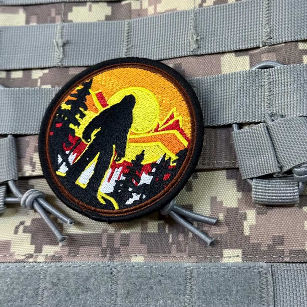 Parche táctico Morale Bigfoot bordado con velcro para uniforme - imagen 4