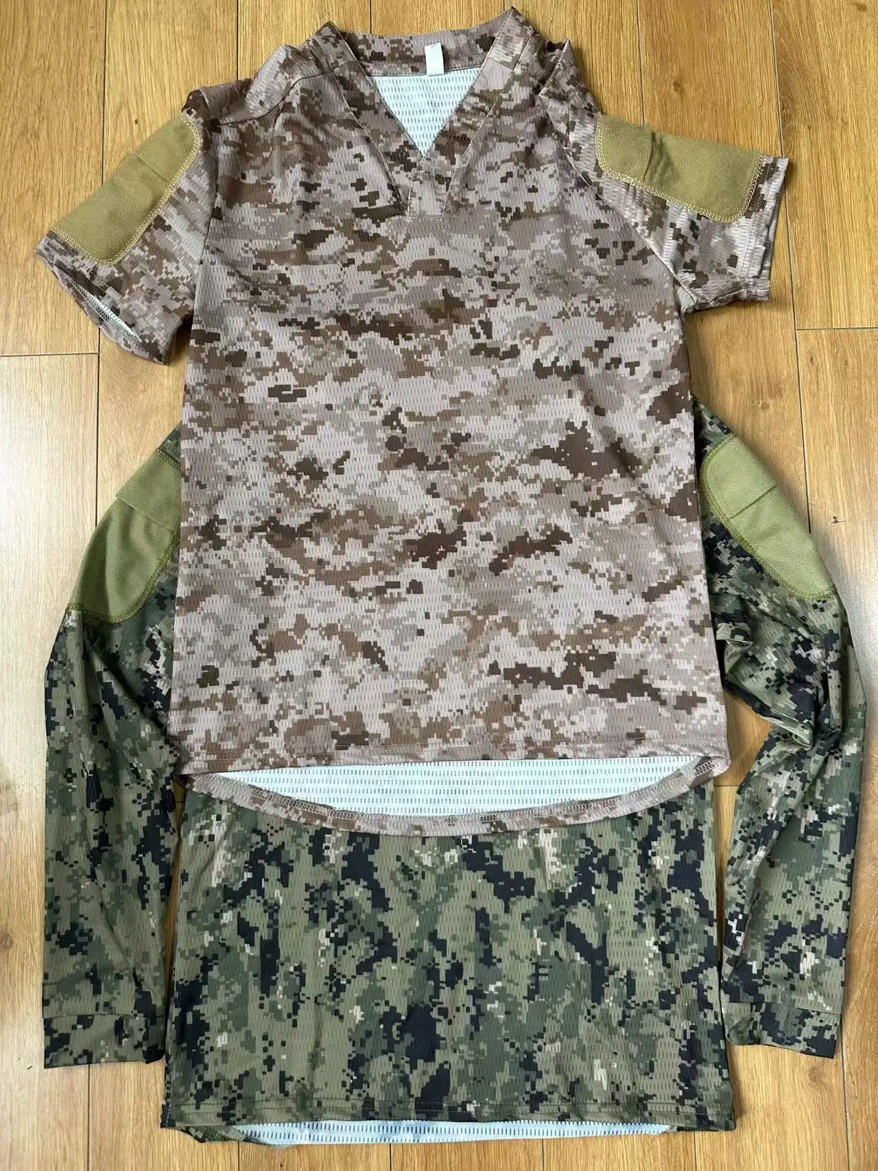 AOR1 AOR2 VS Camiseta táctica manga corta y larga malla secado rápido - imagen 4
