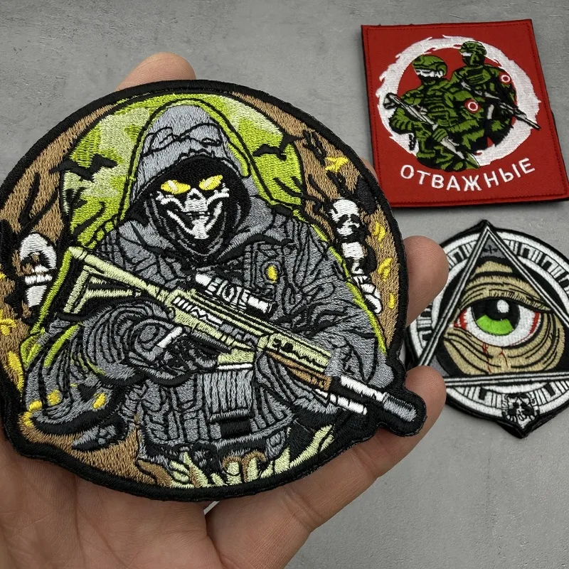 Parche táctico logotipo ruso con cierre velcro para mochila - imagen 2