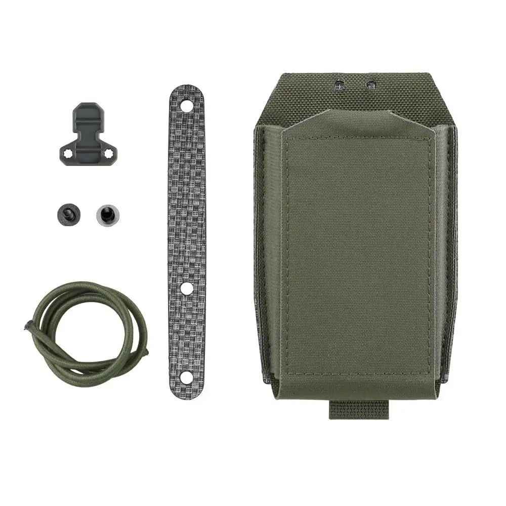 Bolsa táctica horizontal para cargadores de rifle MOLLE Airsoft