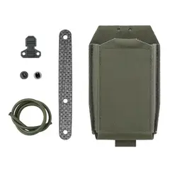 Bolsa táctica horizontal para cargadores de rifle MOLLE Airsoft