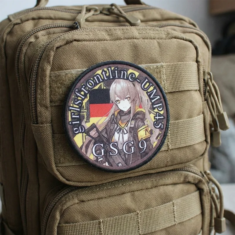 Parche táctico Gungirl Girls Frontline AR15 HK416 UMP45 MP7, brazo - imagen 5