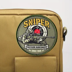 Parches tácticos SNIPER Chevron para chalecos, gorras y mochilas