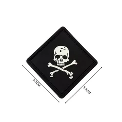 Parche táctico militar PVC 3D pato amarillo con cierre Velcro