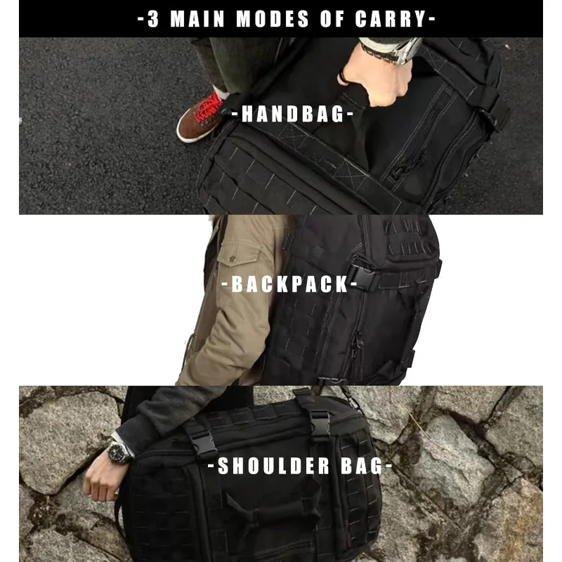Mochila táctica MOLLE reforzada carga robusta - imagen 2
