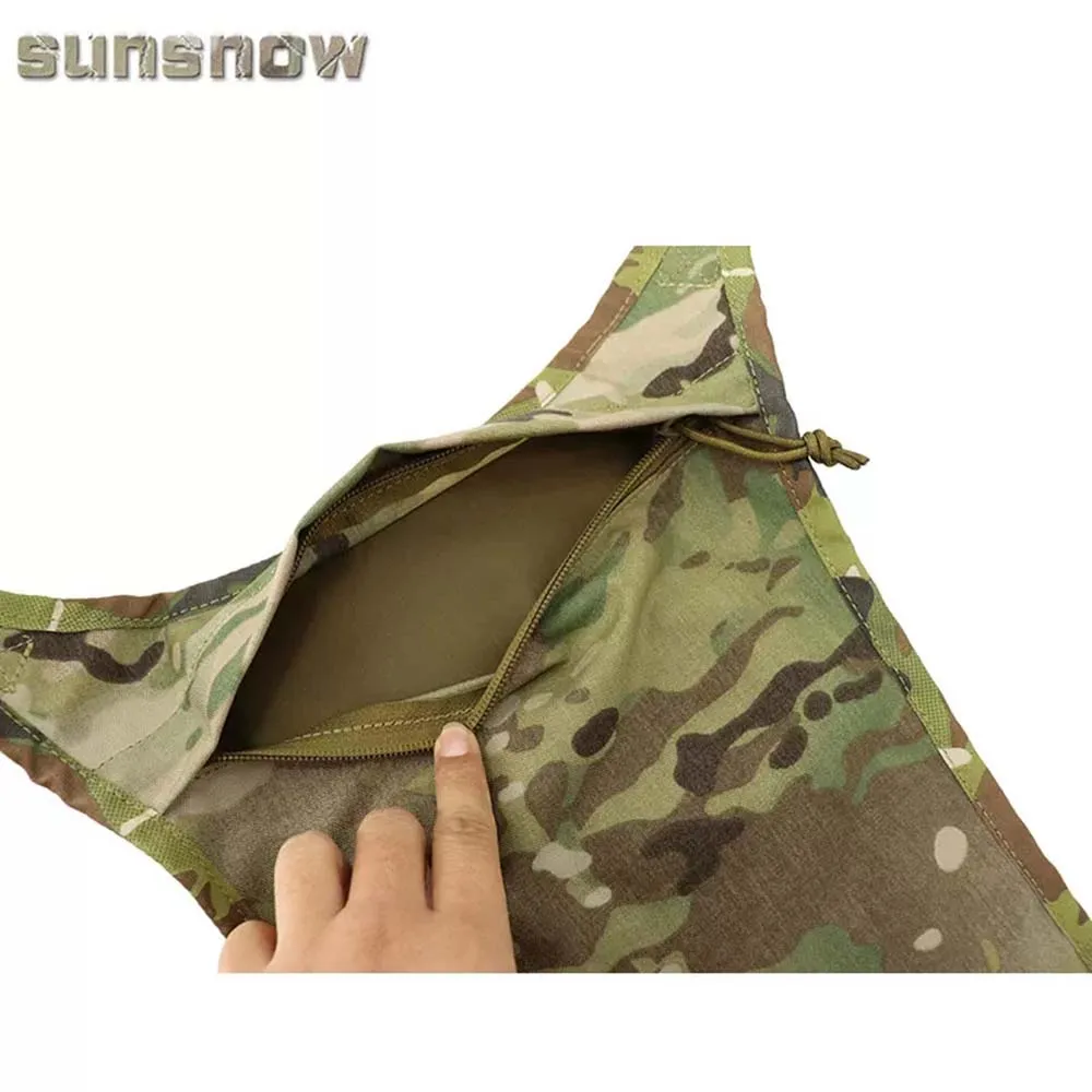 Panel modular MOLLE táctico delantero y trasero con bolsa canguro - imagen 2