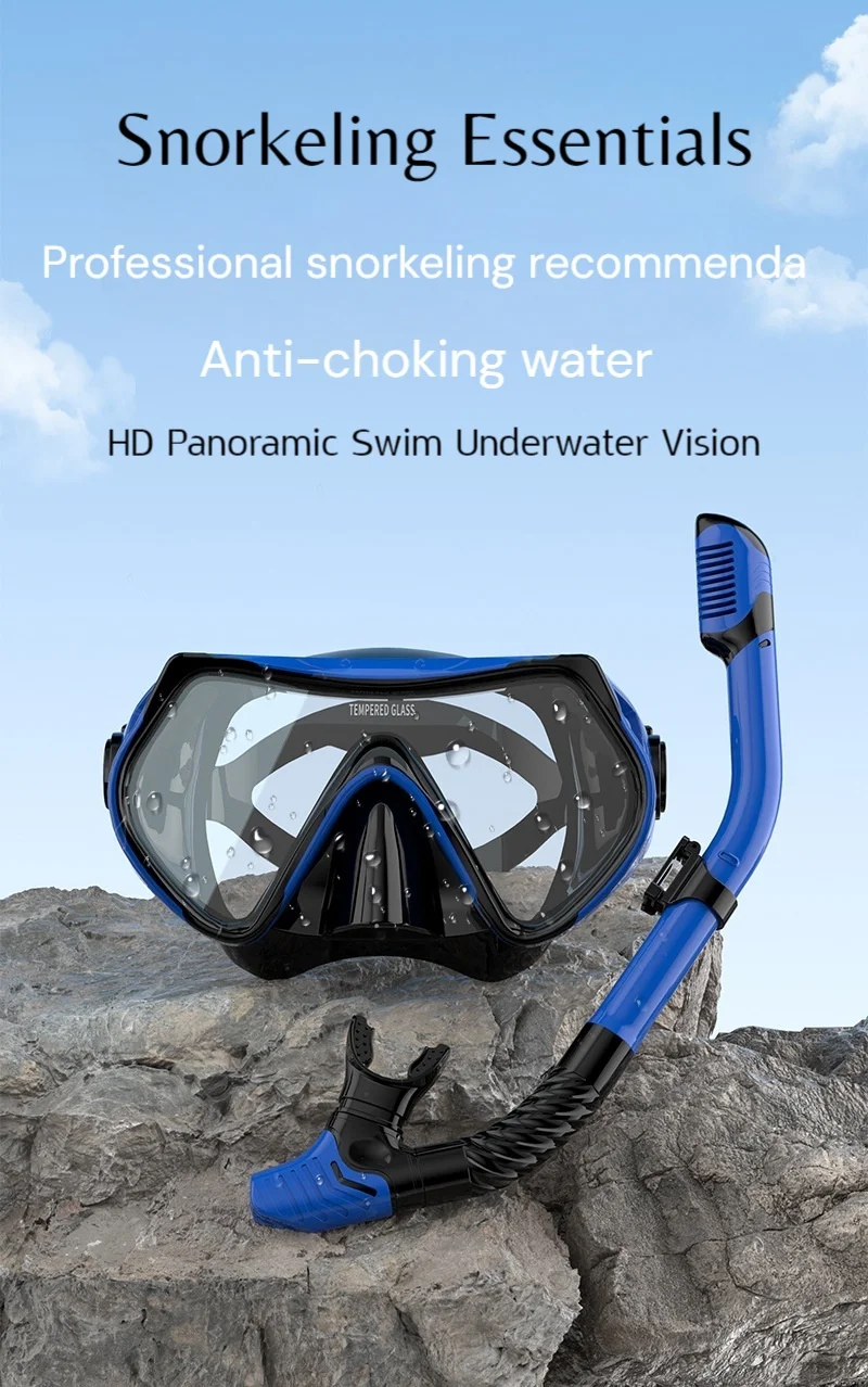 Kit de snorkel completo JSJM con máscara y tubo