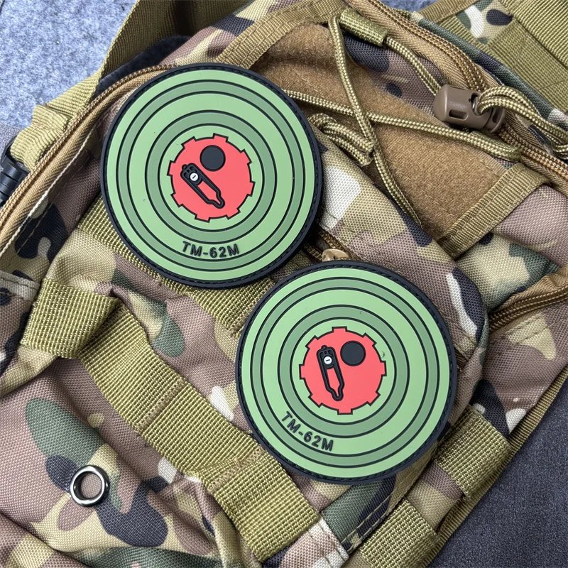 Parche táctico PVC objetivo de tiro moral con velcro para uniforme - imagen 5