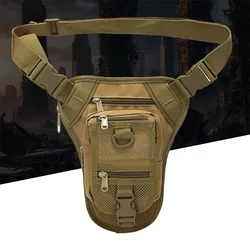 Riñonera táctica camuflaje impermeable para aire libre y montañismo