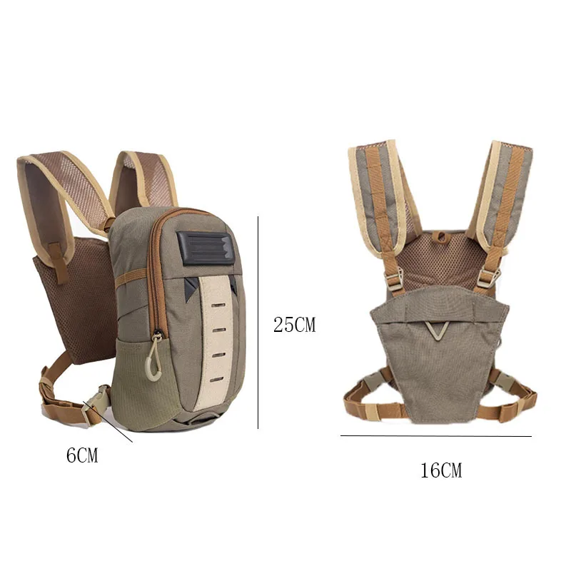 Bolsa táctica de pecho ultraligera para pesca con mosca y camping - imagen 4