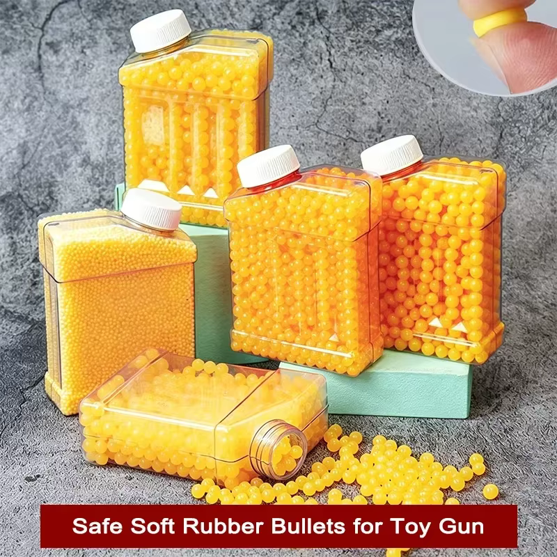 Balas de goma para pistola de juguete amarillas seguras al aire libre - imagen 4