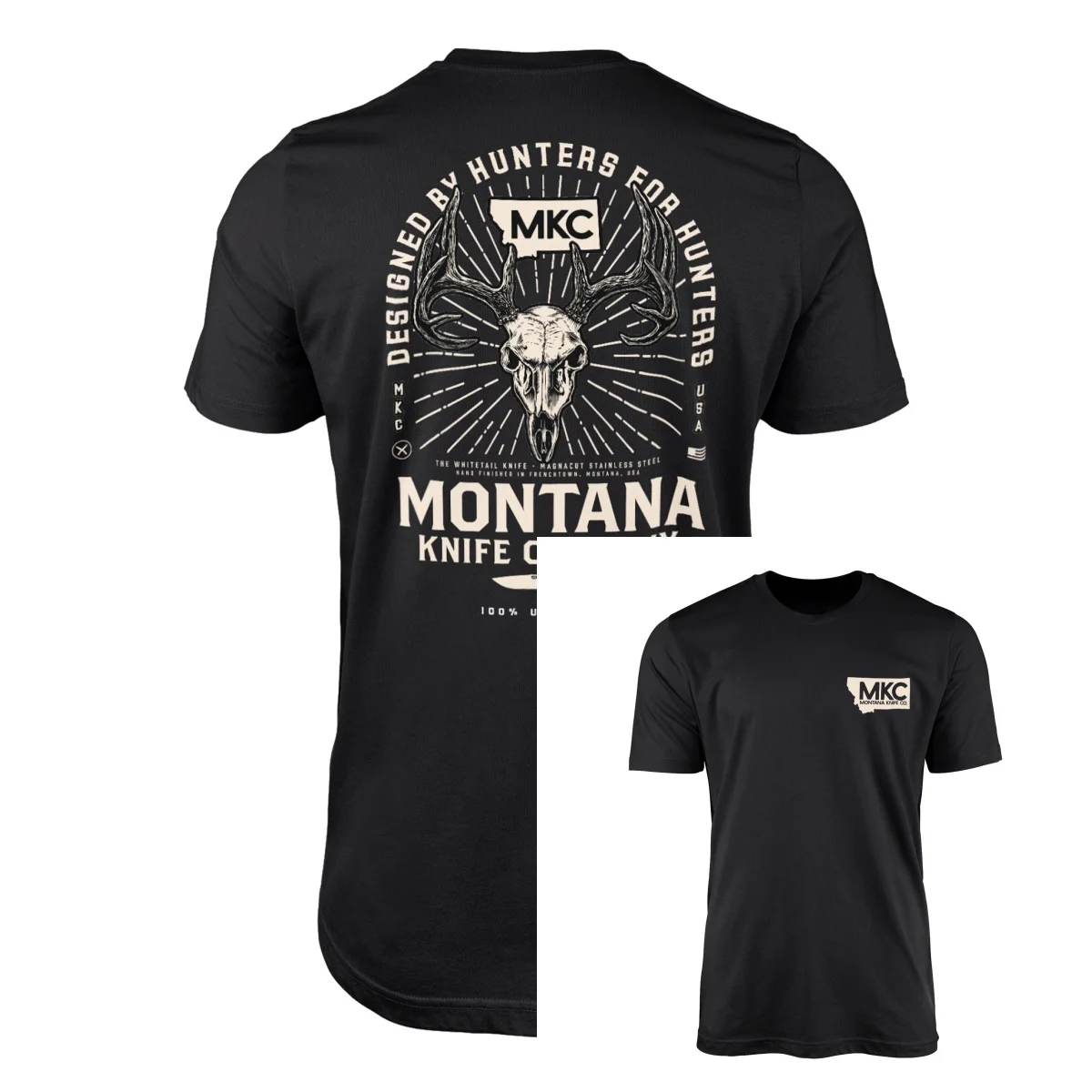 MKC WHITETAIL Camiseta táctica unisex premium urbano cómodo