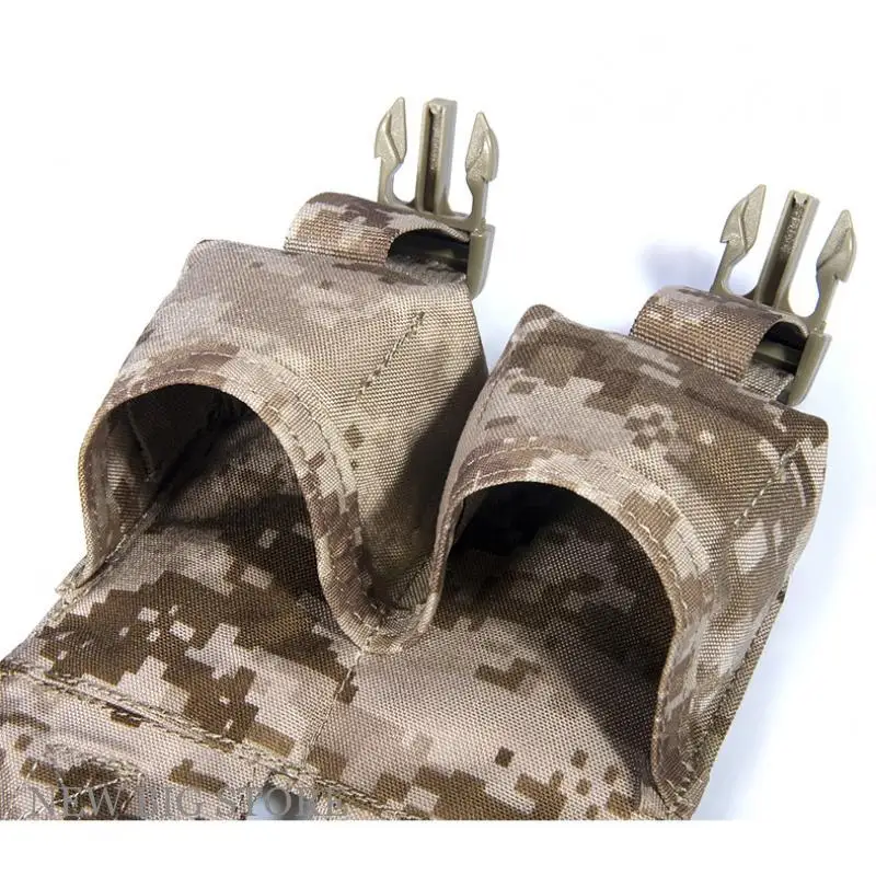 Bolsa MOLLE para granadas Airsoft modelo M67, chaleco táctico - imagen 4
