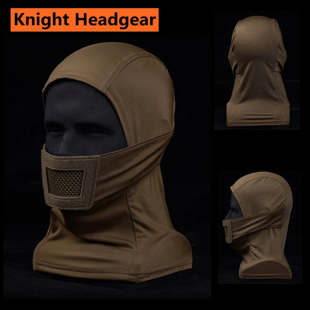 Pasamontañas táctico máscara de tiro facial completa para paintball - imagen 4