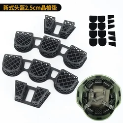 Almohadillas 3D para casco táctico con panal de abeja, lavables
