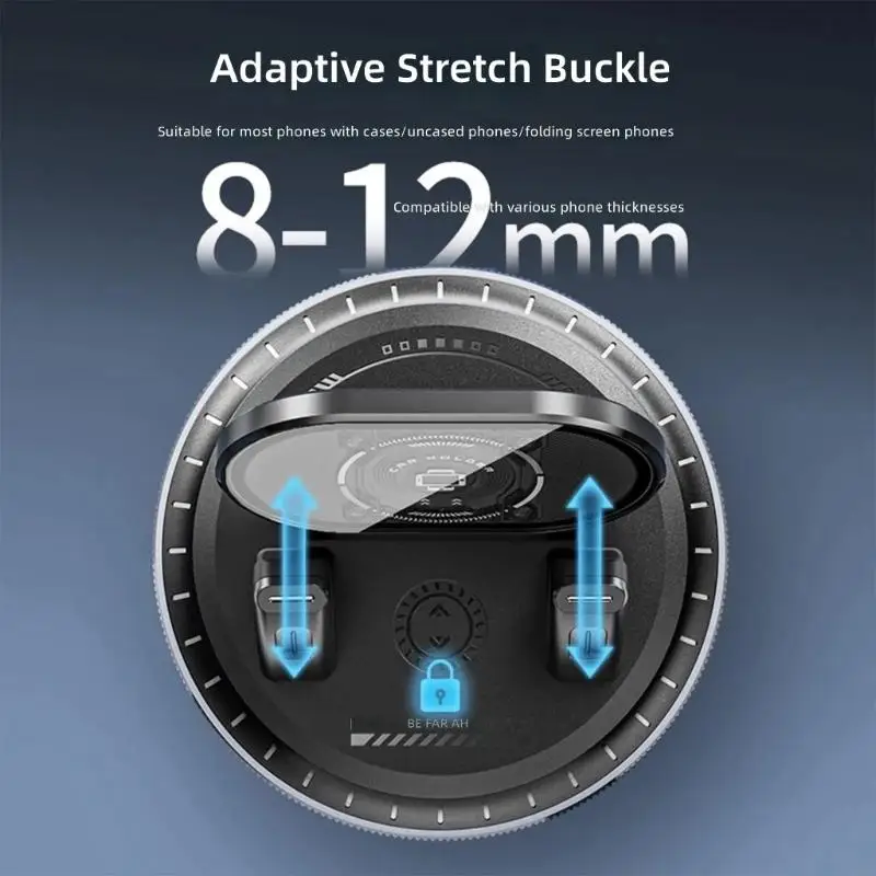 Soporte para teléfono coche giratorio universal con clip doble - imagen 4