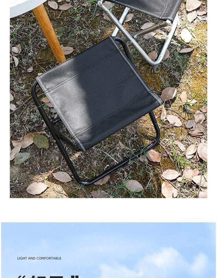 Mini silla ligera plegable para viajes y camping