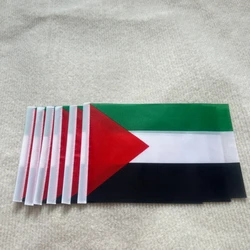Bandera Palestina poliéster resistente con asta para manifestaciones