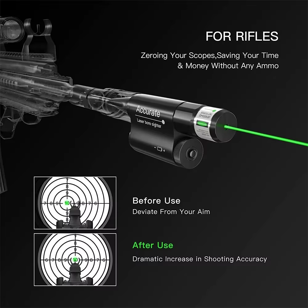 Mira láser táctica para calibraje de cañón, kit universal - imagen 4
