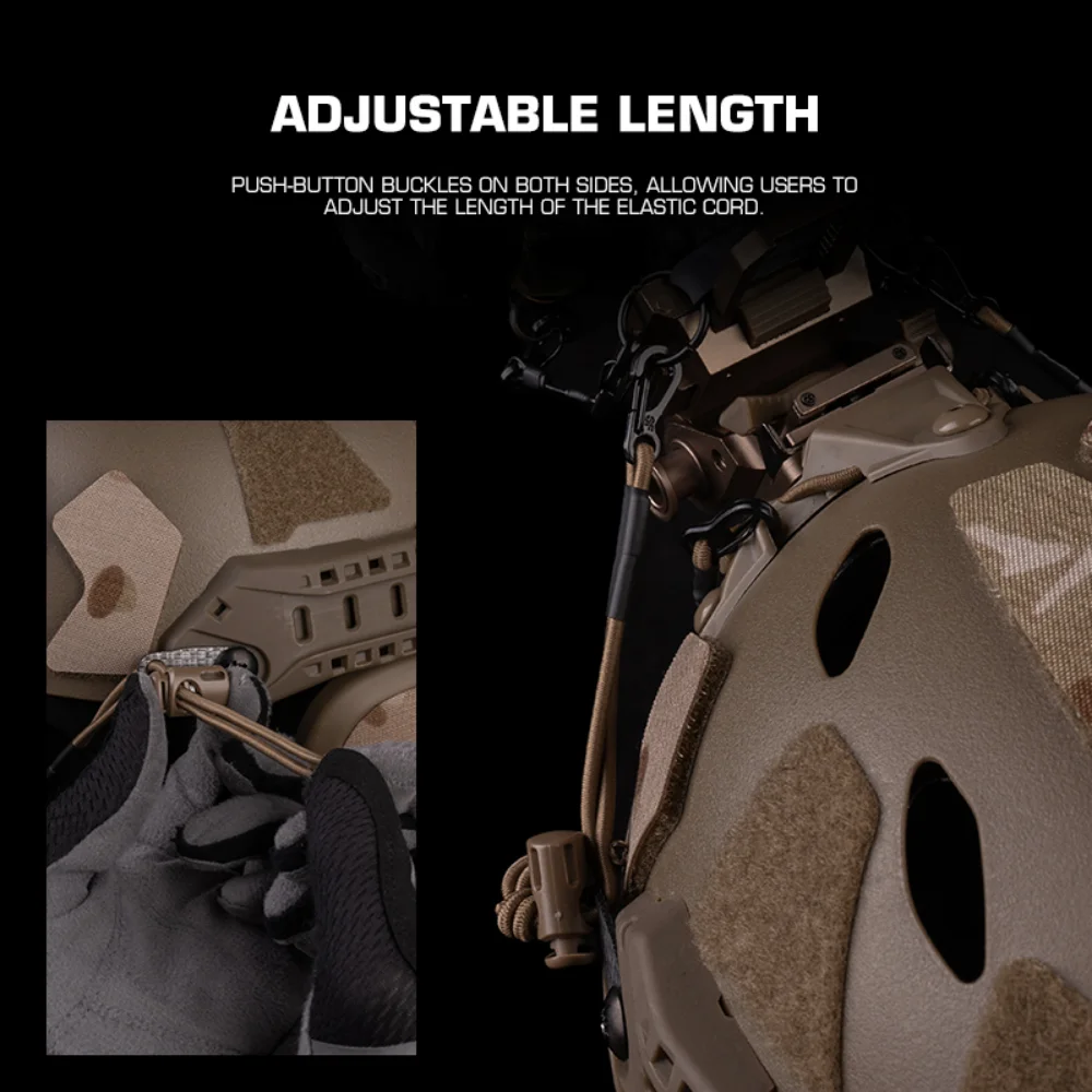 Correa antipérdida NVG Poseidon Defense para casco Fast - imagen 3