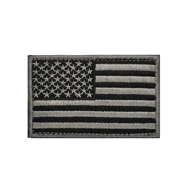 Parche táctico USA bandera relámpago con cierre de velcro - imagen 2