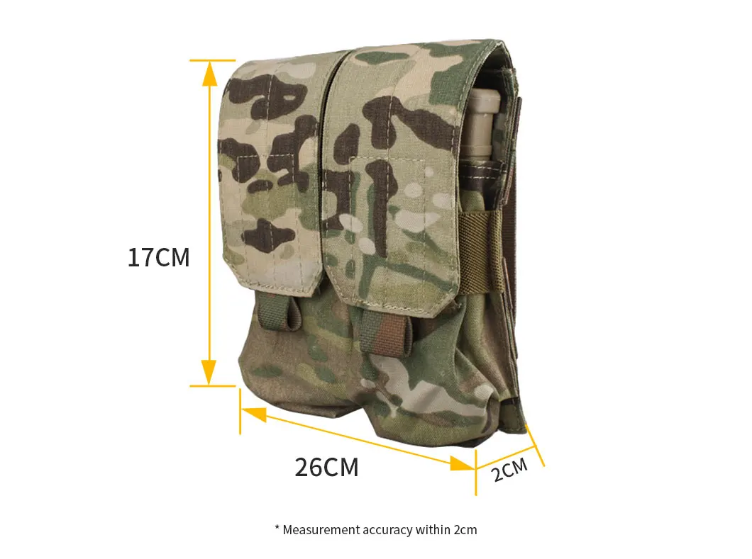 Bolsa MOLLE táctica en uso exterior