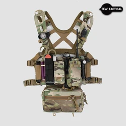 Pew Tactical panel frontal táctico MOLLE estilo SS MK5, corte láser