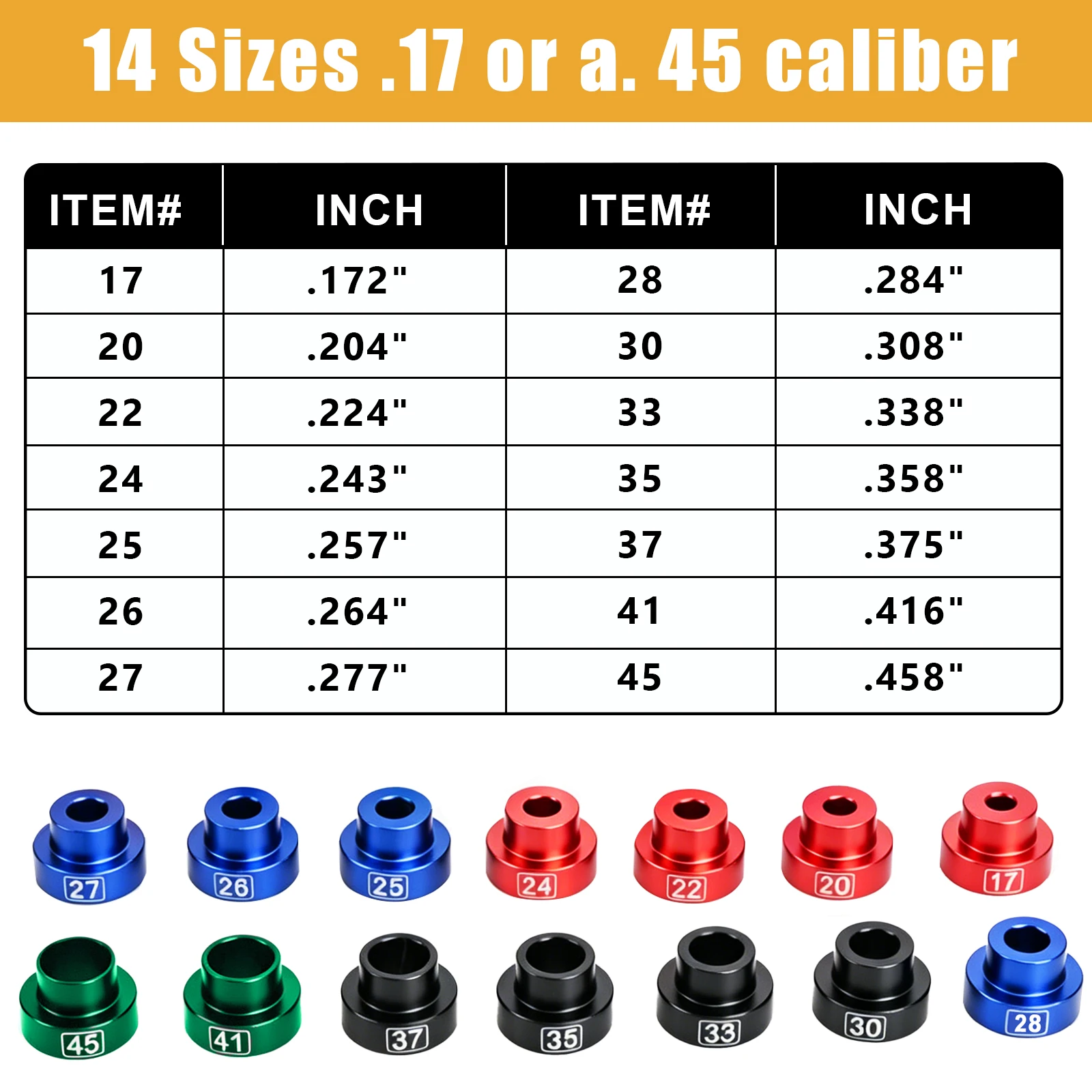 Kit comparador Headspace de calibres de aluminio para caza - imagen 2