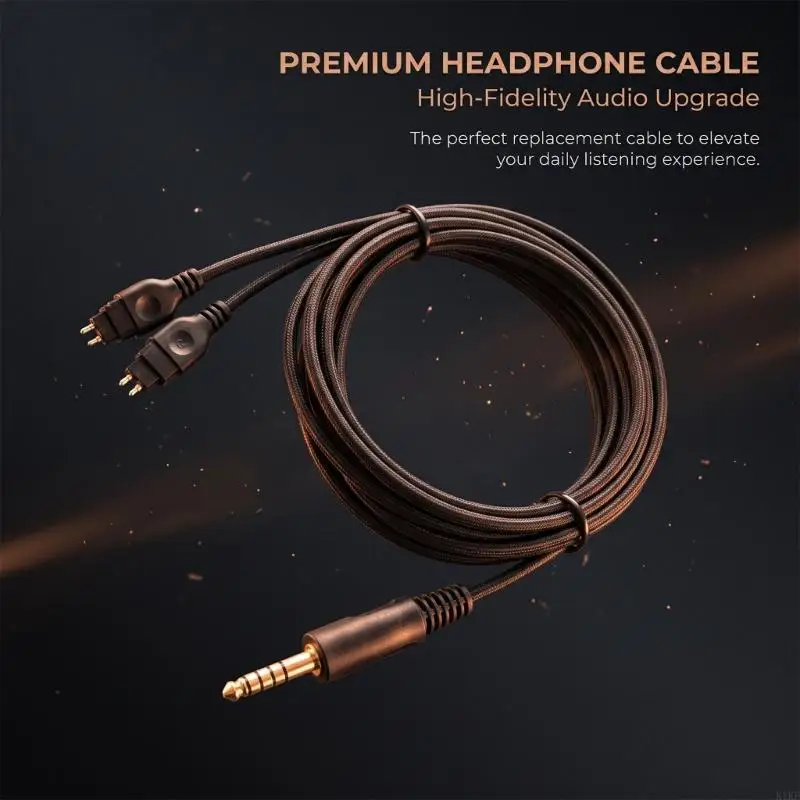 Cable desmontable dual Sennheiser HD650 con conector bañado en oro - imagen 3