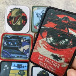 Parche táctico autoadhesivo con velcro para brazalete
