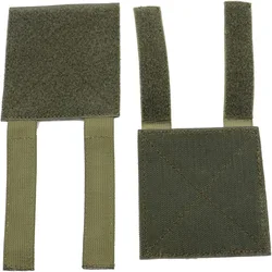 Panel MOLLE táctico modular con parche de identificación y velcro