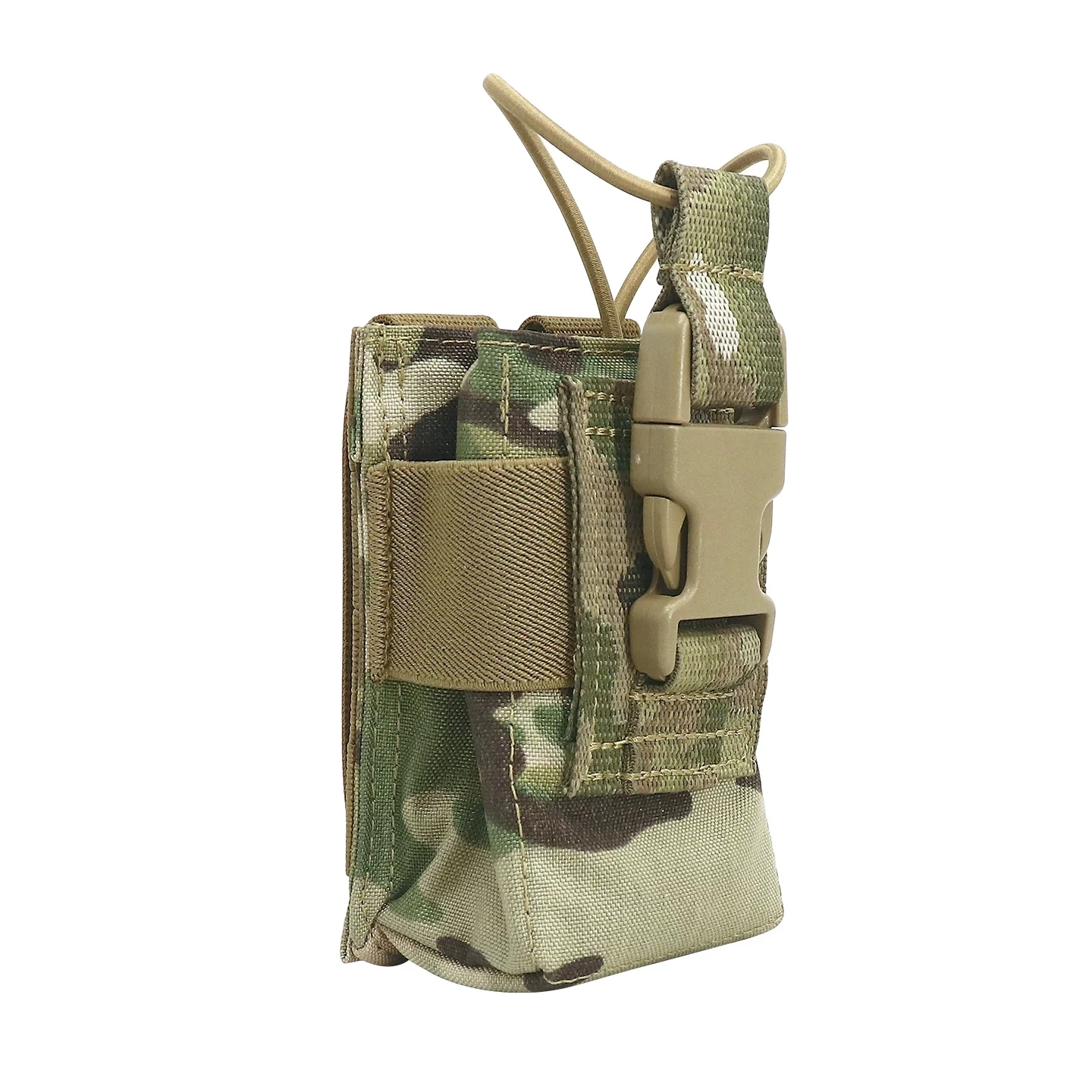 Bolsa táctica MOLLE para radio ajustable y reforzada