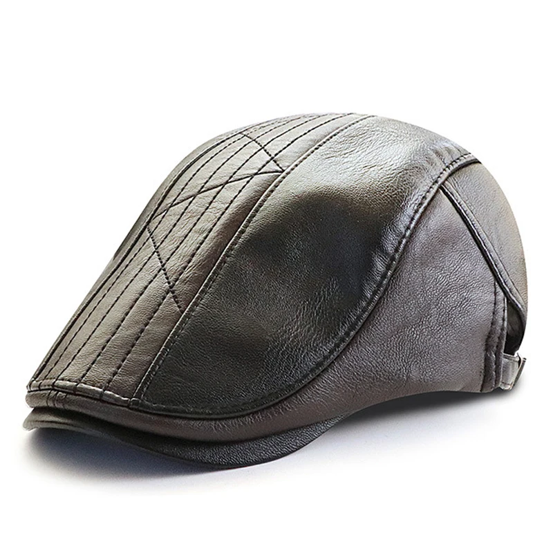 Boina táctica PU con visera espiga y forro cálido - imagen 4