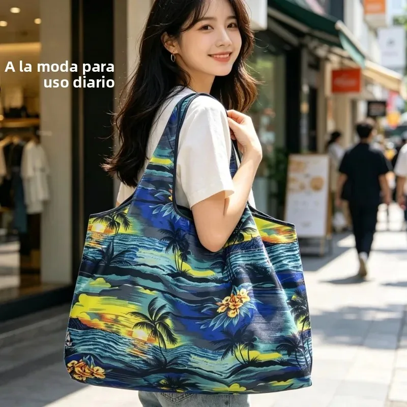 Bolsa plegable táctica de tela Oxford con gran capacidad y estampado - imagen 3
