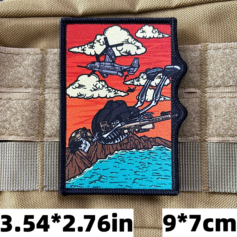 Parche táctico velcro calavera fusilero – Moral aerotransportada