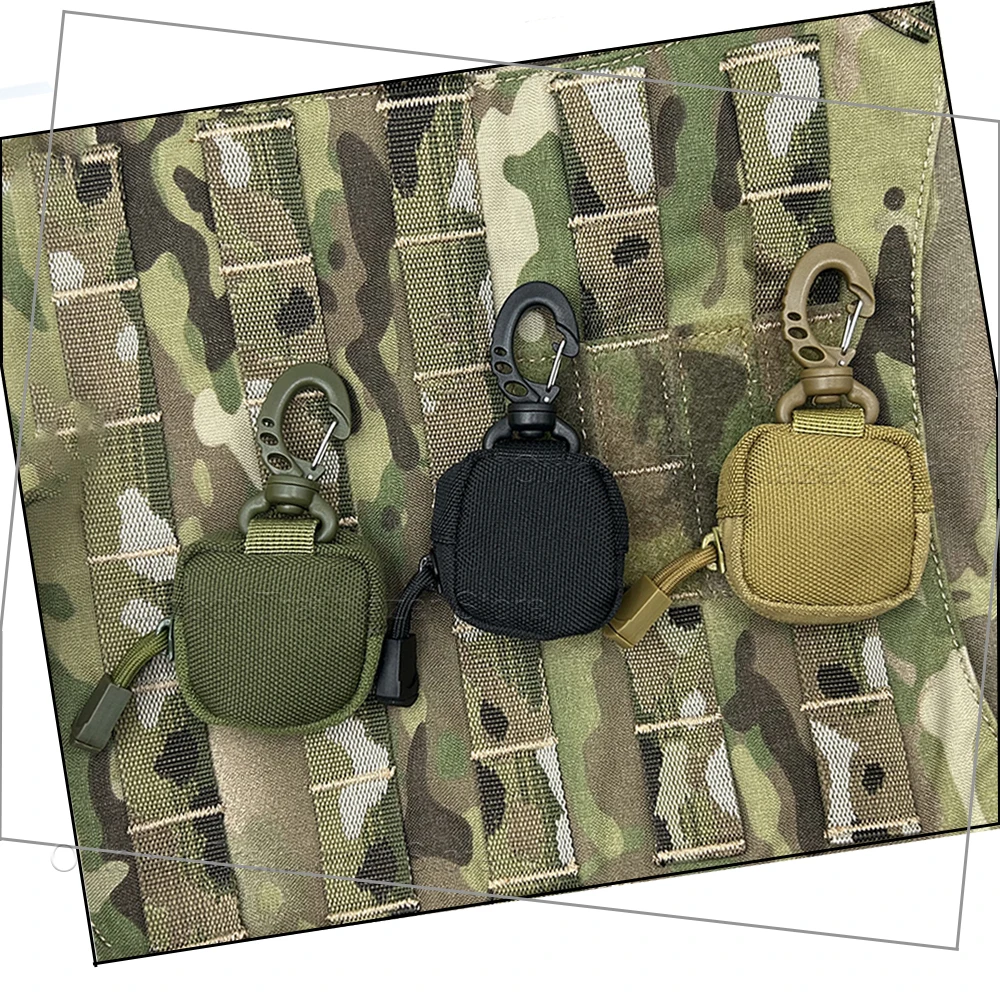 Bolsa táctica compacta para gafas y paño