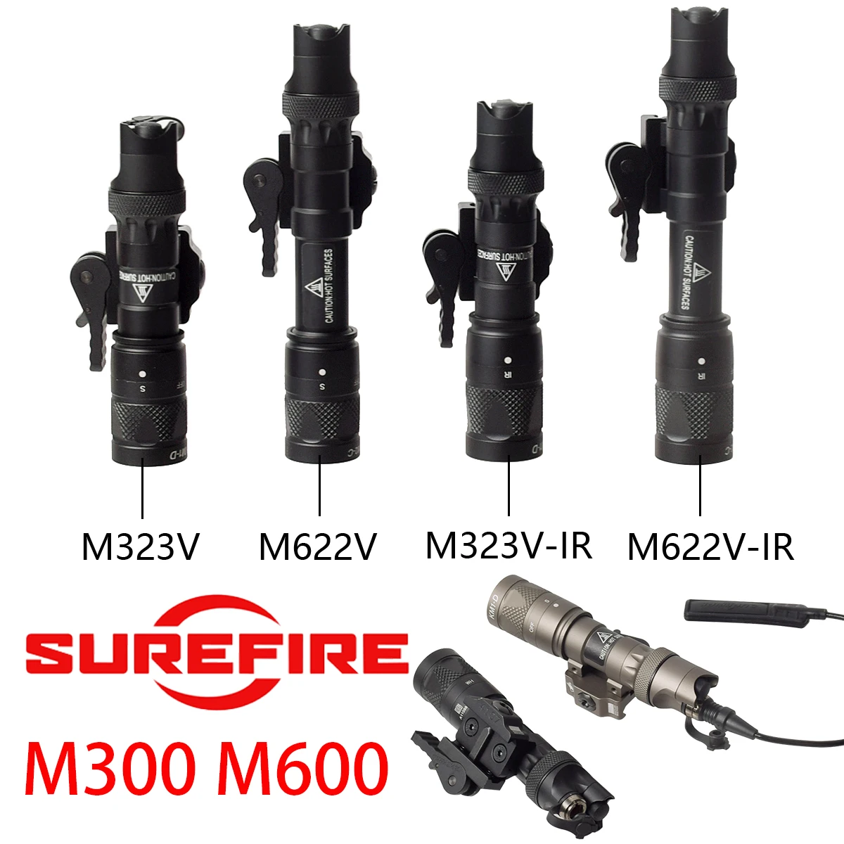 Linterna táctica SureFire para riel de 20 mm - imagen 2