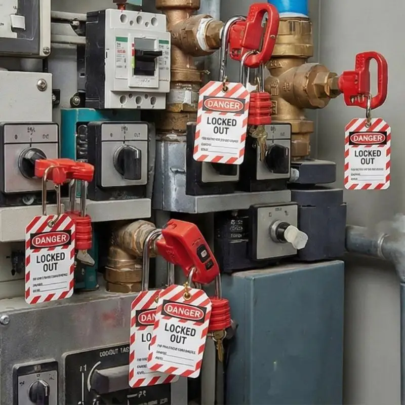 Señales de advertencia robustas para marcaje y bloqueo industrial - imagen 2
