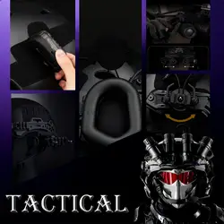 Casco táctico integral airsoft 9 en 1 con máscara, auriculares y NVG maniquí