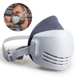 Respirador antipolvo reutilizable táctico con filtros