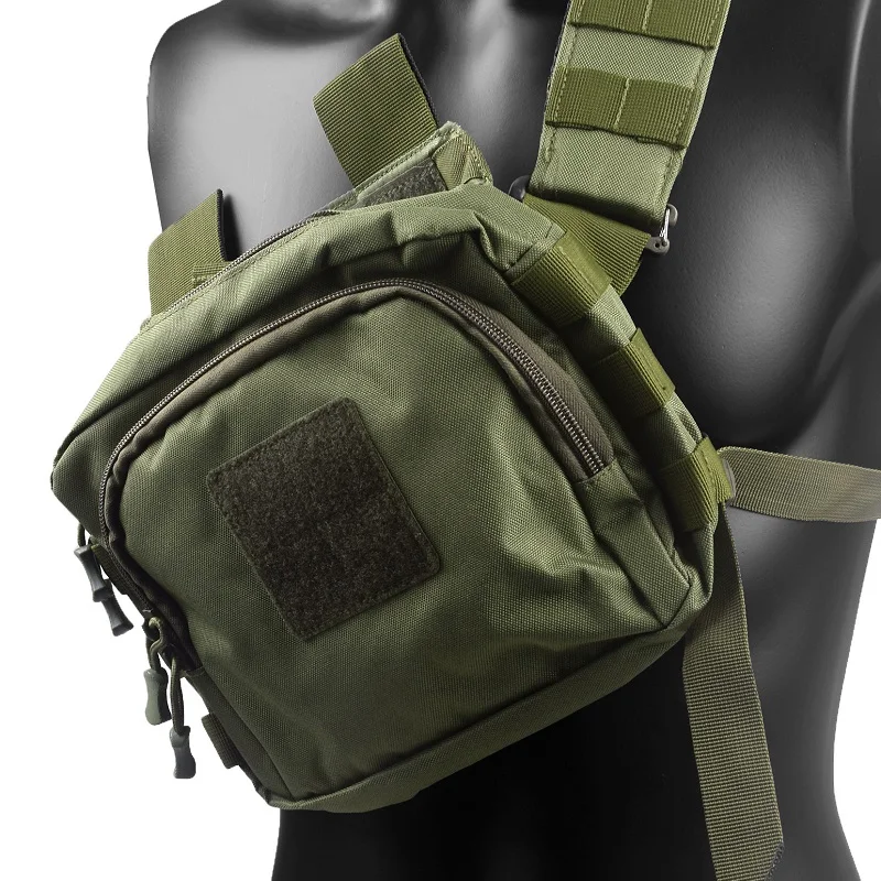 Bolsa táctica mensajera multifuncional para almacenamiento aire libre