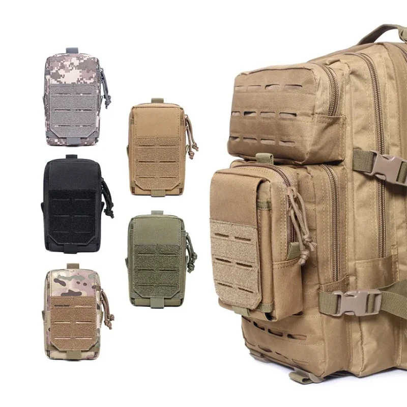 Bolsa táctica MOLLE para teléfono con portacargadores EDC