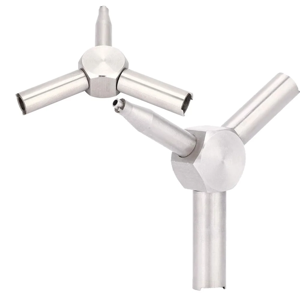 Llave de válvula Airsoft acero inoxidable para extracción rápida