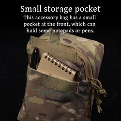 Bolsa táctica multifunción con sistema MOLLE – Camuflaje