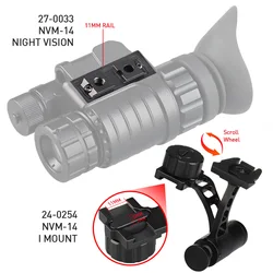Adaptador NVG metálico tipo cola de milano para montaje casco