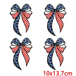 Parches termoadhesivos bordados lazo floral mariposa para ropa