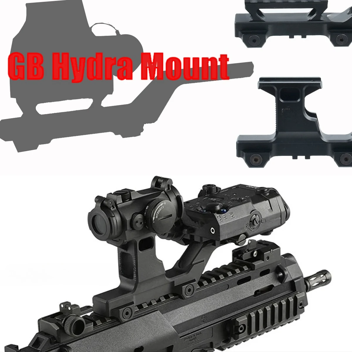 GB Unity FTC montura táctica para mira telescópica y punto rojo - imagen 2