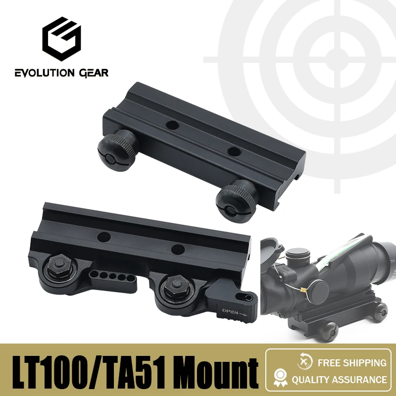 Montura Picatinny QD liberación rápida con tornillo de pulgar - imagen 4