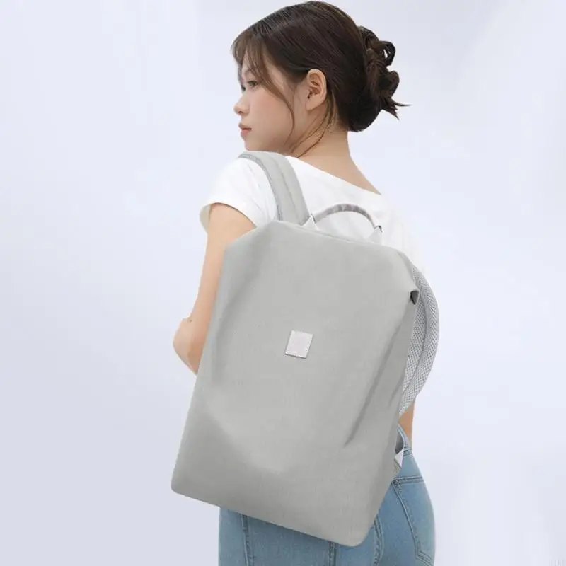 Bolso bandolera para ordenador portátil de lona a prueba golpes
