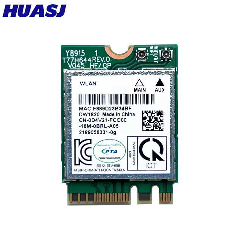 Detalle del chipset y conector NGFF